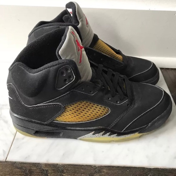 Air Jordan 5 Retro Black Metallic Silver 1999 - Picture 2 of 8